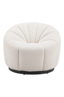 Cream Shearling Accent Chair | OROA Modern Bhutan | Oroatrade.com