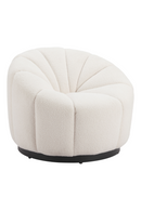 Cream Shearling Accent Chair | OROA Modern Bhutan | Oroatrade.com