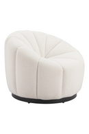 Cream Shearling Accent Chair | OROA Modern Bhutan | Oroatrade.com