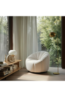 Cream Shearling Accent Chair | OROA Modern Bhutan | Oroatrade.com