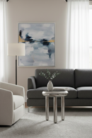 Silver Round Side Table | OROA Modern Arian