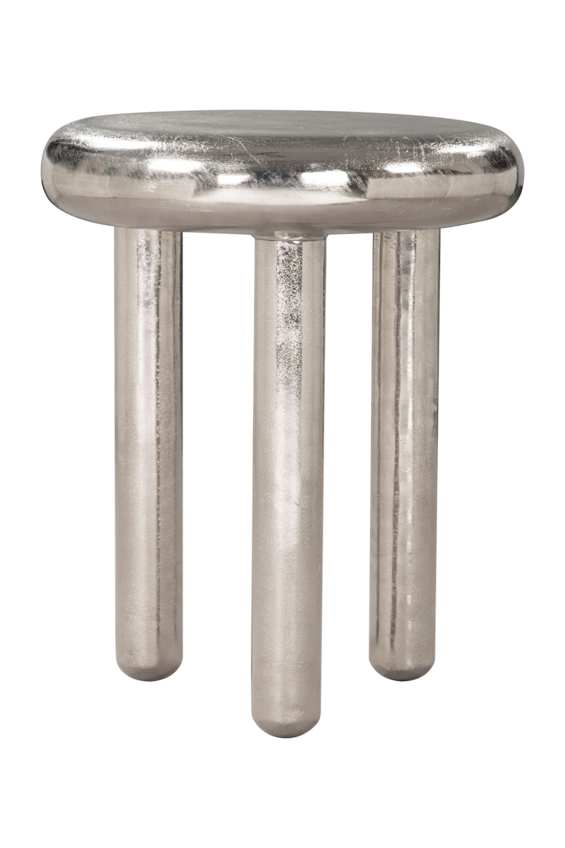 Silver Round Side Table | OROA Modern Arian | Oroatrade.com