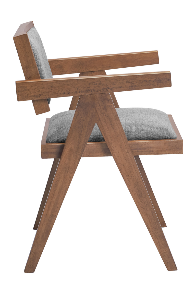 Rubberwood Framed Dining Chairs (2) | OROA Modern Delhi | Oroatrade.com