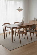 Rubberwood Framed Dining Chairs (2) | OROA Modern Delhi | Oroatrade.com