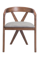 Gray Linen Seat Dining Chair | OROA Modern Cairo | Oroatrade.com
