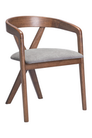 Gray Linen Seat Dining Chair | OROA Modern Cairo | Oroatrade.com
