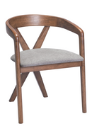Gray Linen Seat Dining Chair | OROA Modern Cairo | Oroatrade.com