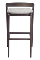 Gray Padded Seat Bar Stools (2) | OROA Modern Troy | Oroatrade.com