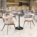Black Terrazzo Bistro Table | OROA Modern Bite | Oroatrade.com