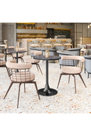 Black Terrazzo Bistro Table | OROA Modern Bite | Oroatrade.com
