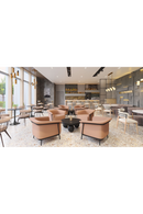 Black Terrazzo Bistro Table | OROA Modern Bite | Oroatrade.com