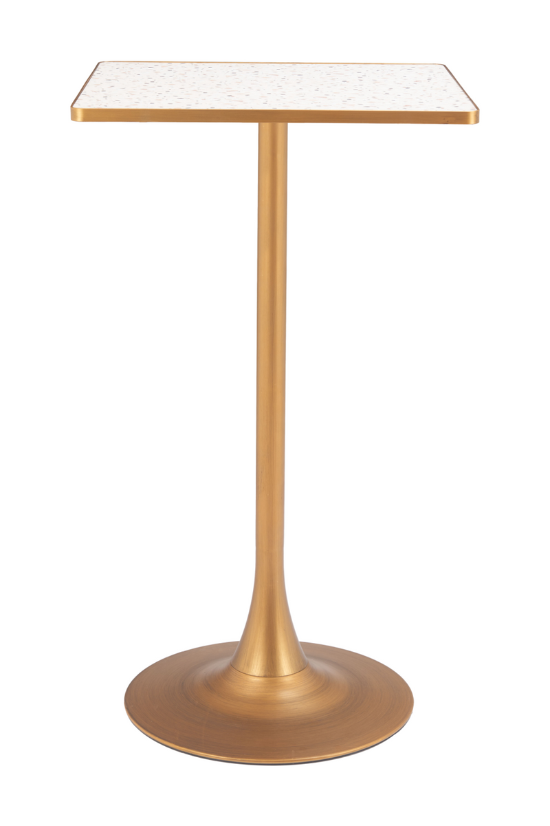 Square Terrazzo Bar Table | OROA Modern Spot | Oroatrade.com