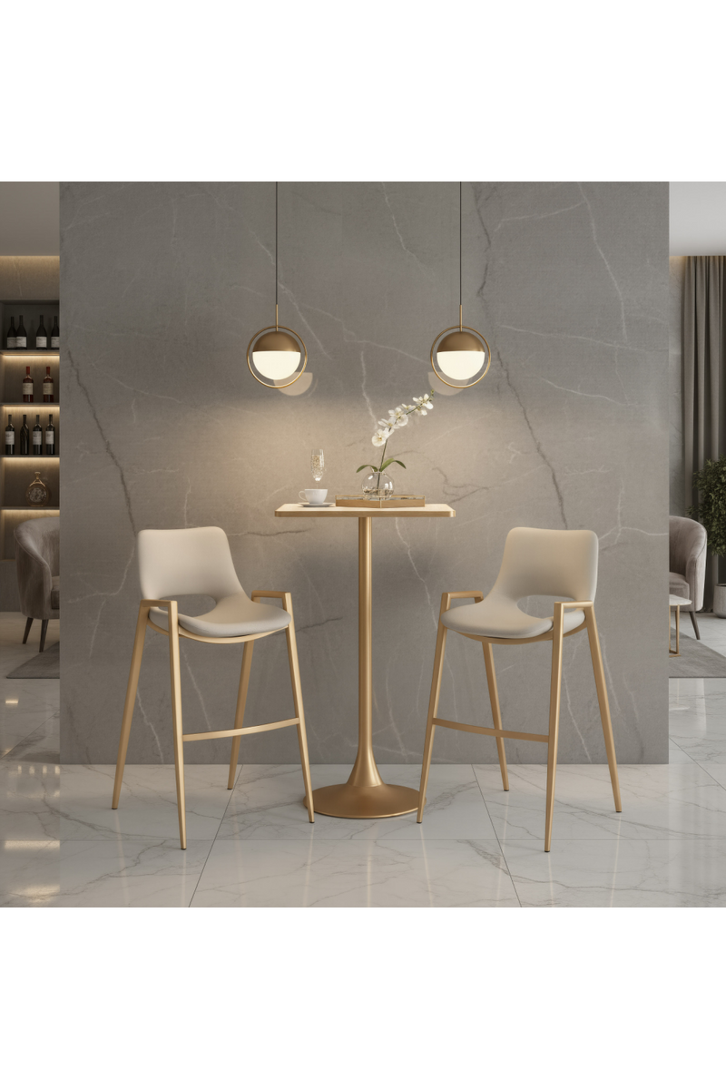 Square Terrazzo Bar Table | OROA Modern Spot | Oroatrade.com
