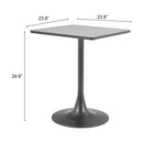 Square Terrazzo Bistro Table | OROA Modern Spot | Oroatrade.com