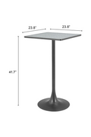 Square Terrazzo Bar Table | OROA Modern Spot | Oroatrade.com