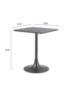 Square Terrazzo Bistro Table | OROA Modern Spot | Oroatrade.com