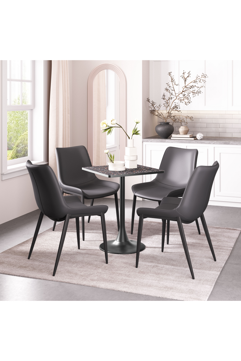 Square Terrazzo Bistro Table | OROA Modern Spot | Oroatrade.com