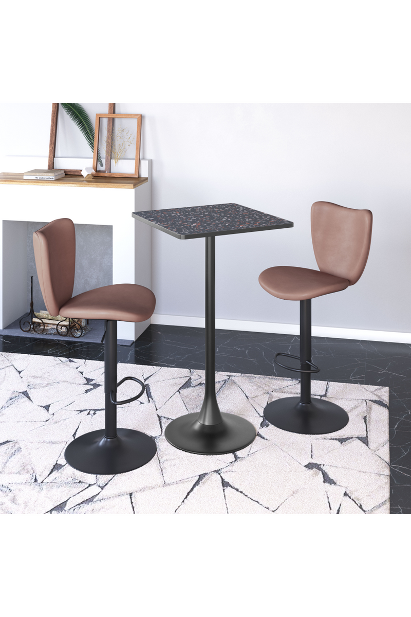 Square Terrazzo Bar Table | OROA Modern Spot | Oroatrade.com