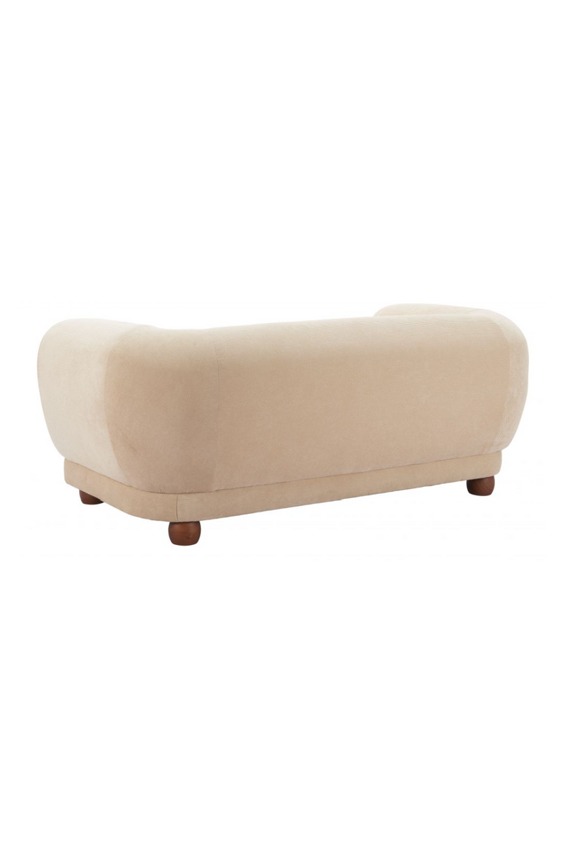 Taupe Corduroy Loveseat | OROA Modern Boet | Oroatrade.com