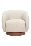 Beige Swivel Lounge Chair | OROA Modern Vinta | Oroatrade.com