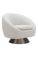 Bronze Base Gray Swivel Chair | OROA Modern Modan | Oroatrade.com