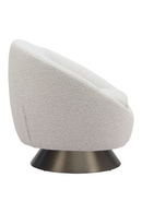 Bronze Base Gray Swivel Chair | OROA Modern Modan | Oroatrade.com