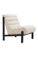 Beige Channeled-Back Lounge Chair | OROA Modern Maki | Oroatrade.com