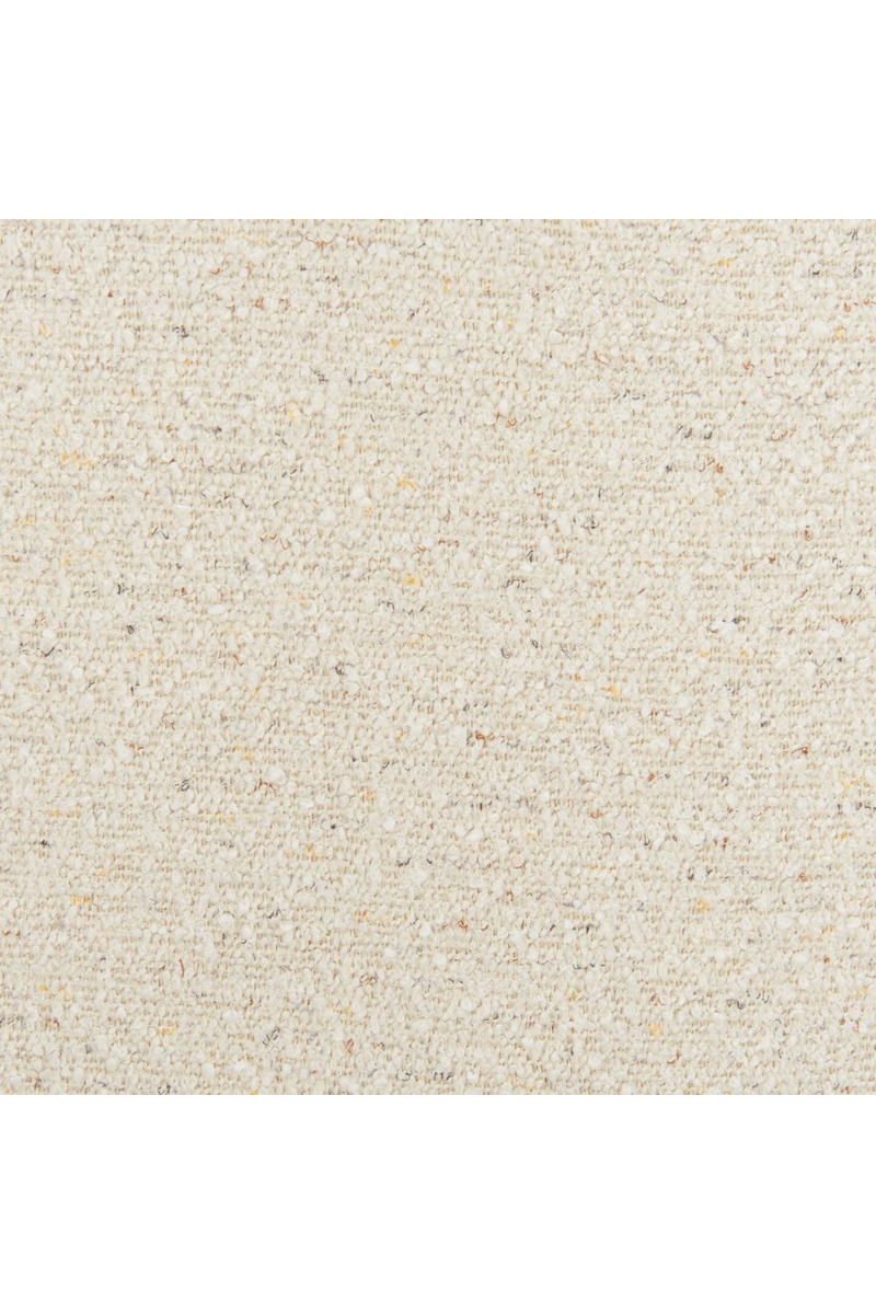 Beige Curved-Back Lounge Chair | OROA Modern Leque | Oroatrade.com