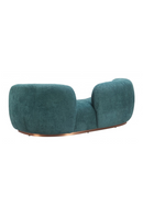 Teal Colored Curved Sofa | OROA Modern Jamela | Oroatrade.com