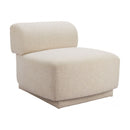 Beige Minimalist Accent Chair | OROA Modern Anese | Oroatrade.com