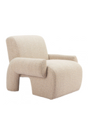 Beige Contemporary Accent Chair | OROA Modern Rura | Oroatrade.com