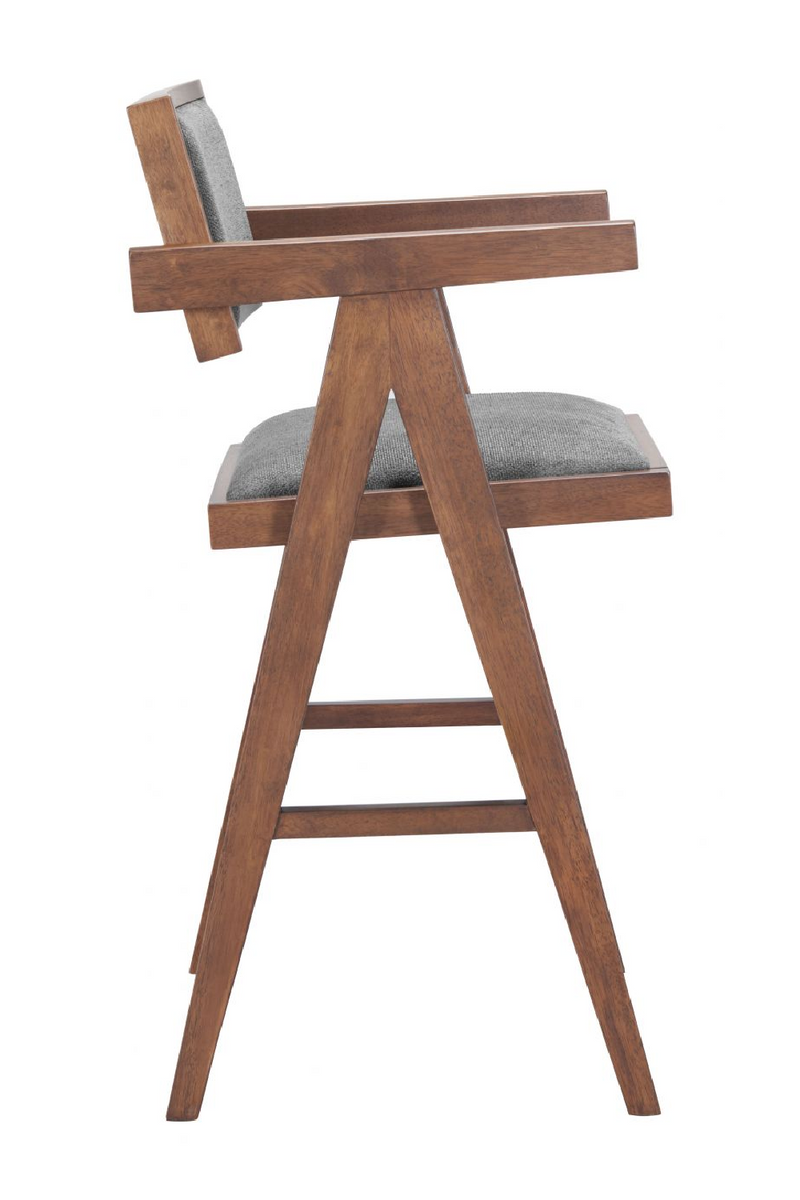 Rubberwood Framed Counter Stools (2) | OROA Modern Delhi | Oroatrade.com