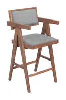 Rubberwood Framed Counter Stools (2) | OROA Modern Delhi | Oroatrade.com