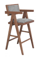 Rubberwood Framed Bar Stools (2) | OROA Modern Delhi | Oroatrade.com