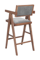 Rubberwood Framed Bar Stools (2) | OROA Modern Delhi | Oroatrade.com