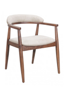 Wood Framed Beige Dining Chair | OROA Modern Goka | Oroatrade.com