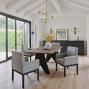 Rectangular Rubberwood Dining Table | OROA Modern Lisse | Oroatrade.com