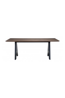 Rectangular Rubberwood Dining Table | OROA Modern Lisse | Oroatrade.com