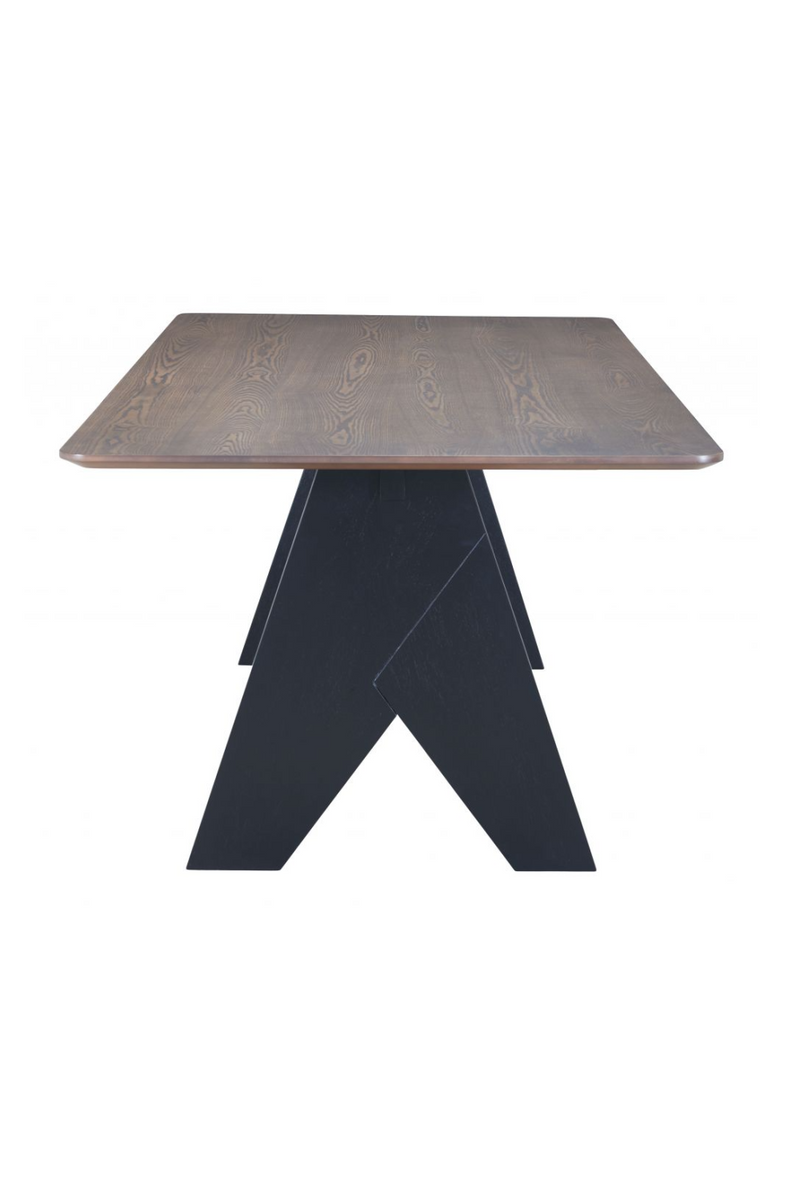 Rectangular Rubberwood Dining Table | OROA Modern Lisse | Oroatrade.com