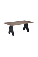 Rectangular Rubberwood Dining Table | OROA Modern Lisse | Oroatrade.com