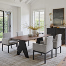 Rectangular Rubberwood Dining Table | OROA Modern Lisse | Oroatrade.com