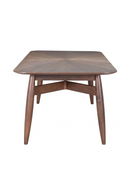Brown Rubberwood Dining Table | OROA Modern Silea | Oroatrade.com