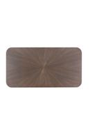 Brown Rubberwood Dining Table | OROA Modern Silea | Oroatrade.com