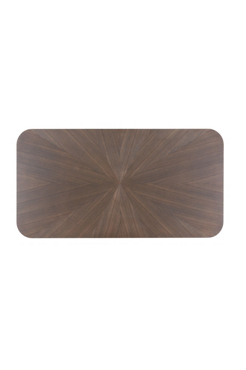 Brown Rubberwood Dining Table | OROA Modern Silea | Oroatrade.com