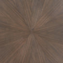Brown Rubberwood Dining Table | OROA Modern Silea | Oroatrade.com