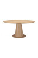 Oval Rubberwood Dining Table | OROA Modern Disque | Oroatrade.com