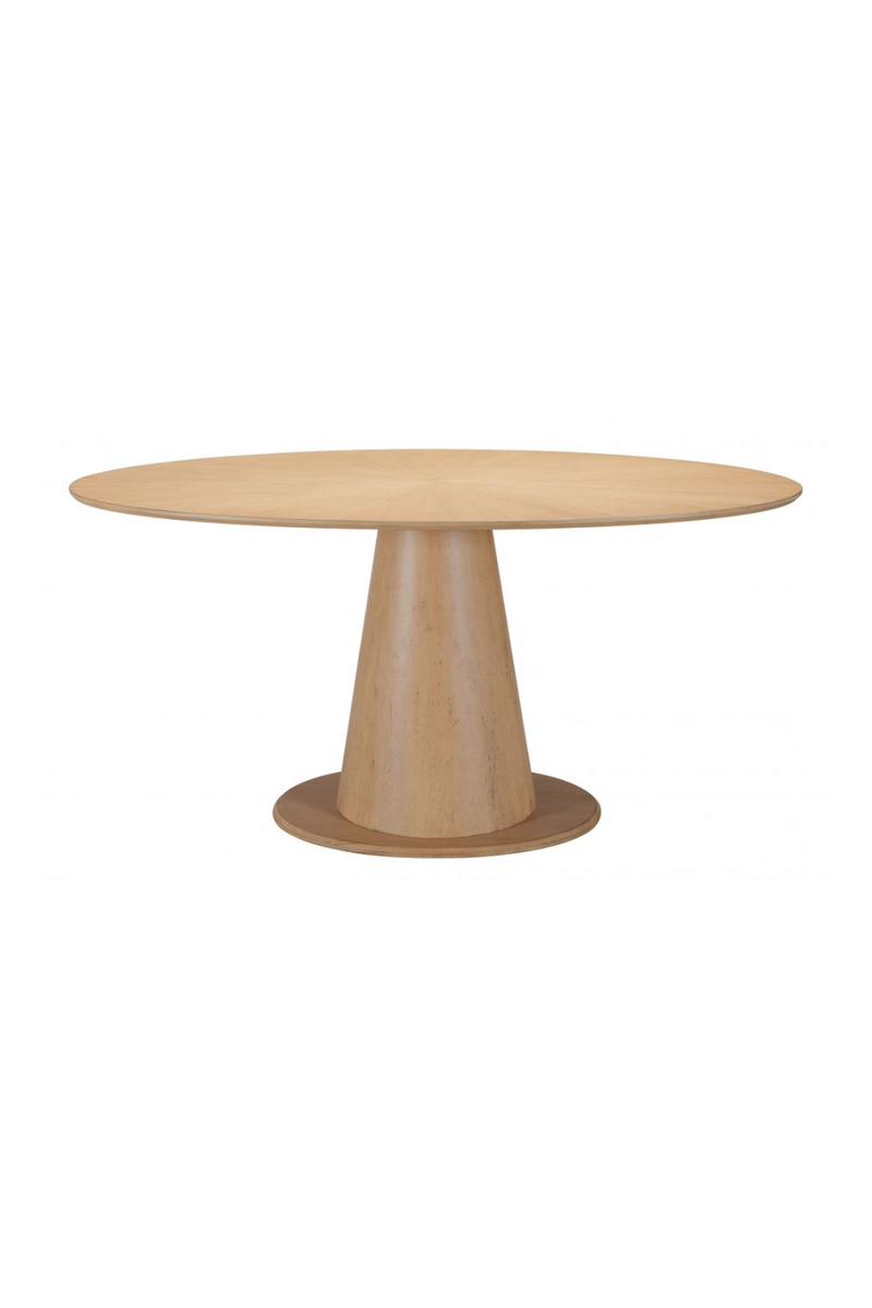 Oval Rubberwood Dining Table | OROA Modern Disque | Oroatrade.com