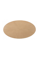 Oval Rubberwood Dining Table | OROA Modern Disque | Oroatrade.com