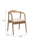 Beige Seat Dining Chair | OROA Modern Hosoi | Oroatrade.com