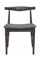 Dark Wooden Dining Chairs (2) | OROA Modern Tuzka | Oroatrade.com
